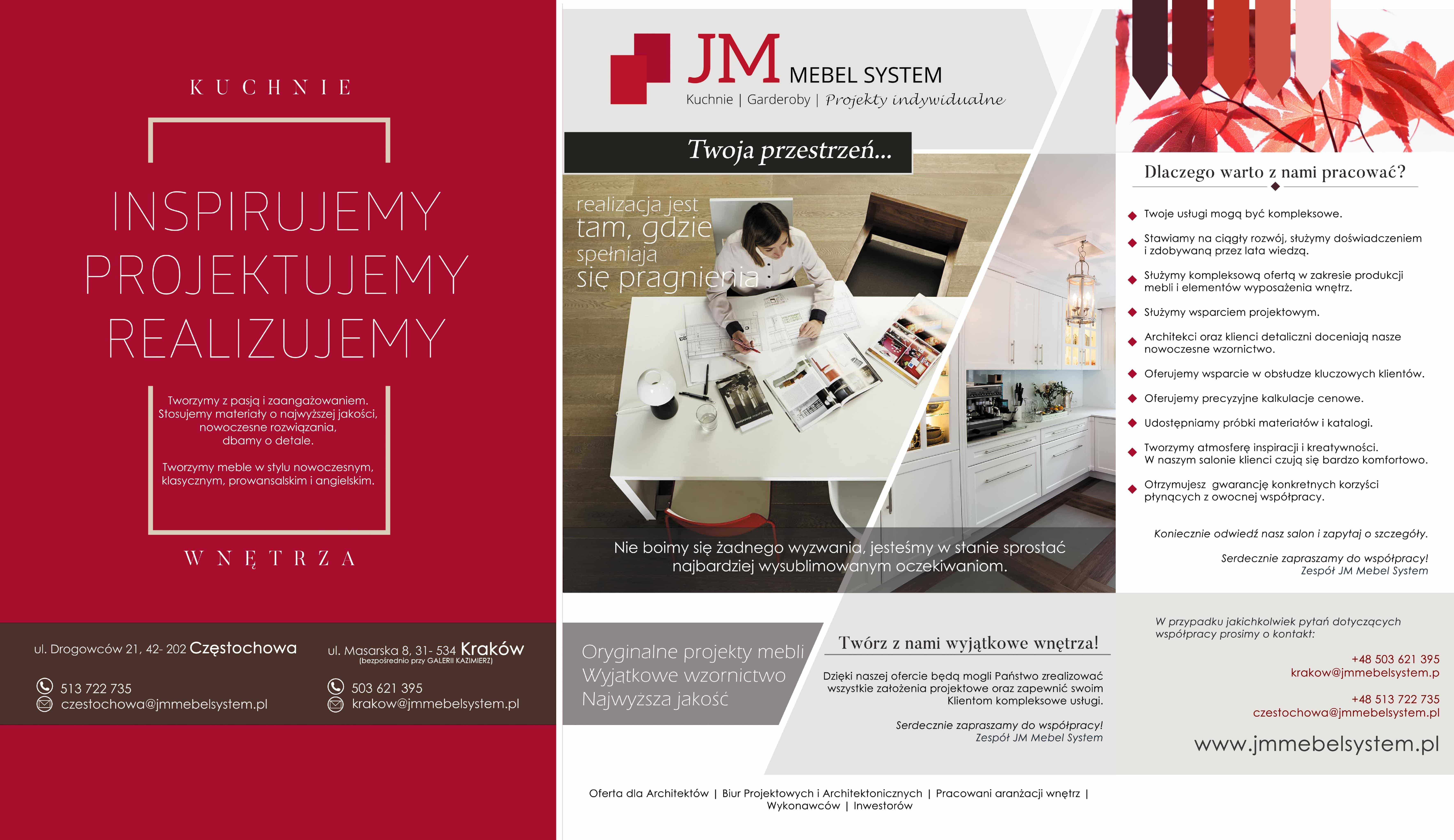 Oferta współpracy JM Mebel System - Infografika